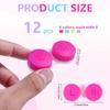 KISEER 12 Pack Colorful Contact Lens Case Box Holder Container Soak Storage Kit view 2