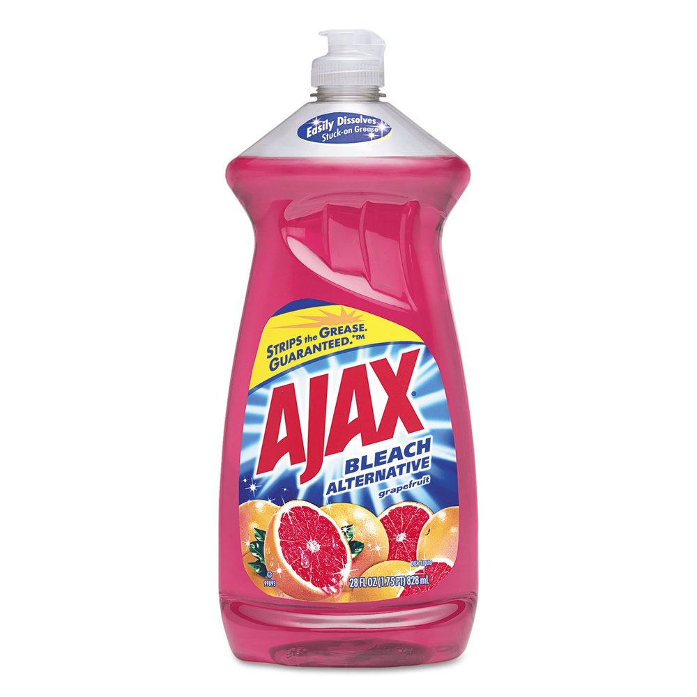 Ajax Dish Detergent, Grapefruit Scent, 28 oz Bottle 9/Carton