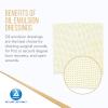 Dynarex Sterile Oil Emulsion Knitted Gauze Wound Care Dressing Non Adherent Latex Free, 3" X 3", 200 Count view 3