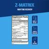 EVL Post Workout Recovery Supplement - Magnesium and Zinc - ZMatrix Zinc Magnesium Aspartate Muscle Recovery Supplement for Sleep Support and Muscle Health view 3