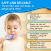 Ecovona Baby Toothbrush & Toddler Toothbrush for Age 0-2 Years Old | Extra Soft Bristle for Baby Teeth & Infant Gums | BPA-Free, Easy-Grip Finger Handle & Teething Pad | Dentist Recommended | 4-Pack view 3