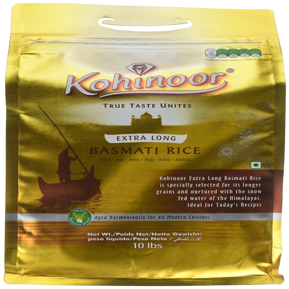 Kohinoor Gold Basmati Rice 10 Lbs