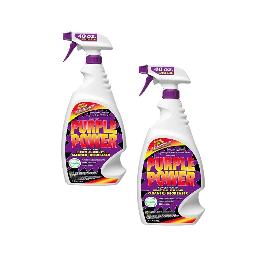 PURPLE POWER 4319PS Industrial Strength Cleaner and Degreaser - 40 oz. - 2 Pack