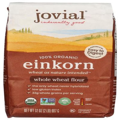100% Organic Flour; Einkorn Whole Wheat