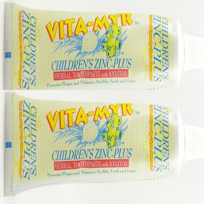 2 Pack Children's Orange Xylitol All Natural Toothpaste 5.4 oz with Natural Flavorings - Effective and Natural