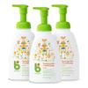 Babyganics Foaming Dish & Bottle Soap, Pump Bottle, Citrus, Plant-Derived Cleaning Power, Removes Dried Milk, 16 Fl Oz (Pack of 3), Packaging May Vary view 1