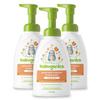 BabyGanics Baby Shampoo + Body Wash Pump Bottle, Orange Blossom, Tear-Free, 16 Fl Oz (Pack of 3), Packaging May Vary view 1