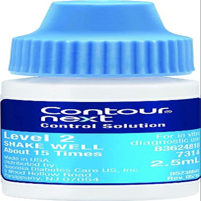 CONTOUR NEXT Control Solution for Glucose Test Meter, Level 2, 2.5mL Bottle