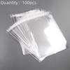 100 Pieces (9x12 Inch) Clear Plastic Bags for Packaging, Clothing & T-Shirts Strong Packing Self Adhesive Cellophane Bag view 2