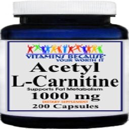 Acetyl L-Carnitine 1000 Mg 200 Capsules