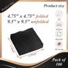 Perfect Stix - 2 Ply Black Napkin-100ct Paper Cocktail Beverage Napkins, 2-Ply, Black (Pack of 100) view 2