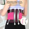 2.0 Version Lower Back Brace for Pain Relief, Back Brace for women Lifting at Work, Back Brace for Herniated Disc and Sciatica, Back Support Belt for Women (Red, S/M Fits 25"-31"Belly Waist) view 2