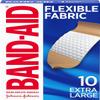 Band-Aid Flexible Fabric Bandages Extra Large All One Size - 10 ct, Pack of 3 view 1