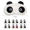 12 Pack Sleep Masks Panda Blindfold Eyepatch Eyeshade with Elastic Strap Nap Cover view 4