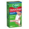 CURAD QuickStop Bleeding Control Flexible Fabric Bandages, Assorted Sizes, 30 Count view 1