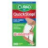 CURAD QuickStop Bleeding Control Flexible Fabric Bandages, Assorted Sizes, 30 Count view 2