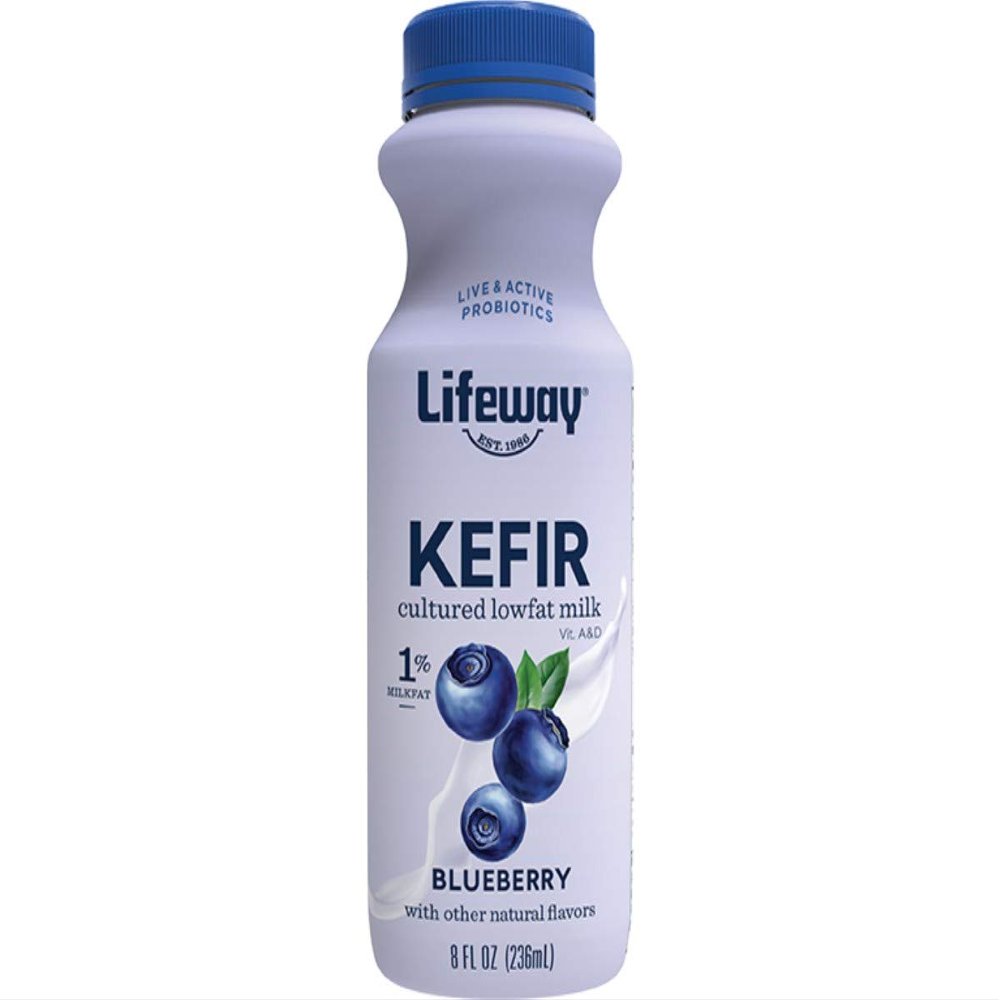 Lifeway Probiotic Low Fat Blueberry Kefir, 8 Ounce -- 6 per case.