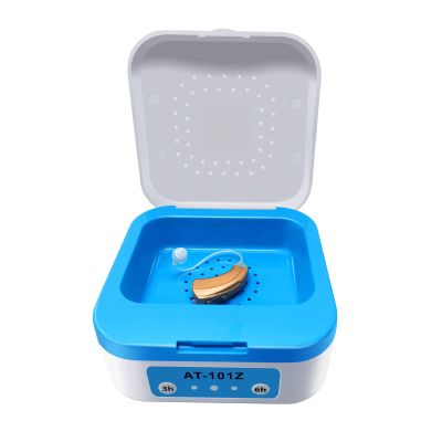 LINKIM Automatic Hearing Aid Dryer & Dehumidifier - Ultra Fast Electronic Dry Box for Hearing Amplifiers & Cochlear Implants Removes Sweat & Moisture