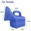 Female Portable Urinal Bottle,Women Urinal Plastic Potty Pee Bottle for Hospital, Car Travel, Outdoor Camping, Traffic Jam 1000 ML view 2