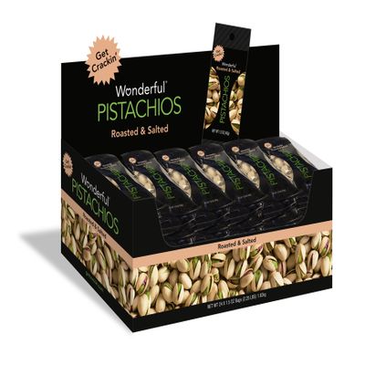 Wonderful Pistachios,Roasted, 1.5 Ounce (Pack of 24)