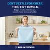 MW Pro Multi-Surface Microfiber Towel  12 Pack | Premium Cleaning Cloth | Clean, Buff, Dust, Polish, Absorb | Large 16"x16" (Blue) view 3