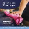 MW Pro Multi-Surface Microfiber Towel  12 Pack | Premium Cleaning Cloth | Clean, Buff, Dust, Polish, Absorb | Large 16"x16" (Blue) view 4