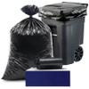 Plasticplace - W65LDBTL2RL 64-65 Gallon Trash Can Liners for Toter  2.0 Mil  Black Heavy Duty Garbage Bags  Rolls  49 x 59 (50 Count) view 1