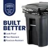 Plasticplace - W65LDBTL2RL 64-65 Gallon Trash Can Liners for Toter  2.0 Mil  Black Heavy Duty Garbage Bags  Rolls  49 x 59 (50 Count) view 3