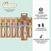 Jack N' Jill Kids Toothbrush - Extra Soft Bristle Toothbrush for Kids, Handle & Packaging Made from Plants (Corn), Ergonomic Handle for Little Hands - Bunny Baby (2 Pack) view 3