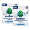 Seventh Generation Laundry Detergent Packs, Free & Clear, 90 Loads (2 pouches, 45 Ct EA) view 1