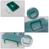 Nicesh Clear Plastic Storage Box Organizer/Medicine Box, Family Emergency Kit Storage Box view 3
