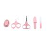 Baby Nail Clipper Set with Scissors,Tweezers, Trimmer and Nail File,Complete Care for Any Child,Newborn,Infant or Toddler Nails (5 pcs) (Pink) view 4