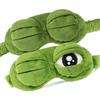 2 PCS Sleep Mask for Girls Women Men Kids Funny Cute Contoured Blackout Frog Cat Dog Animal 3D Sleep Eye Mask for Sleeping view 1