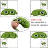 2 PCS Sleep Mask for Girls Women Men Kids Funny Cute Contoured Blackout Frog Cat Dog Animal 3D Sleep Eye Mask for Sleeping view 2