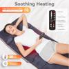 Snailax Memory Foam Massage Mat with Heat, 10 Vibrating Motors Full Body Massager Pad for Back Pain Relief, 6 Heating Pads for Neck, Lumbar, and Leg - Gifts for Men/Women view 3