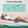 Snailax Memory Foam Massage Mat with Heat, 10 Vibrating Motors Full Body Massager Pad for Back Pain Relief, 6 Heating Pads for Neck, Lumbar, and Leg - Gifts for Men/Women view 4
