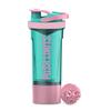 Artoid Mode Inspirational Fitness Workout Sports Protein Shaker Bottle 24-Ounce, Dual Mixing Technology with Shaker Balls & Mixing Grids Included, Twist and Lock Protein Box Storage Included view 1