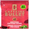 Caffeine Bullet Mint Energy Chews *40  Faster Boost Than Gels, Tablets and Gum. 100mg Per Serving - Sport Science for Running, Cycling, Gaming & Pre Workout Endurance Kick. view 1