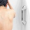 AmeriLuck 16.5inch Suction Bath Grab Bar with Indicators, Balance Assist Bathroom Shower Handle (White/Grey, Pack of 1) view 4