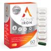 Active Iron Supplement 25mg  Clinically Proven to Increase Iron & Energy Levels  Gentle, Non-Constipating, Highly Absorbed  60 Capsules view 1