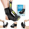 BraceAbility Plantar Fasciitis Night Splint Sock - Soft Plantar Fascia Boot for Sleeping, Achilles Tendonitis Relief, Foot Drop, Heel Pain - Planter Facetious Night Sling Brace for Women and Men (M) view 1