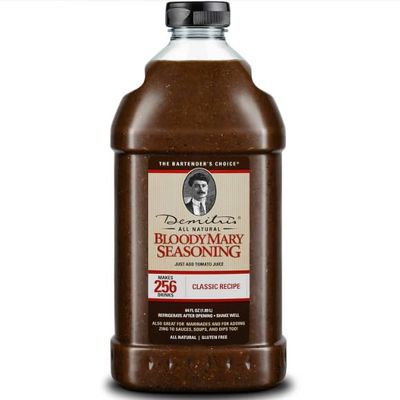 Demitri's Bloody Mary Seasoning Classic Recipe - Bloody Mary Mix - Concentrated Drink Mixer - Bold Rich Flavor - Perfect for Home Brunch Parties & Cocktails - 64oz Bottle (Pack of 1)