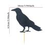 10pcs Halloween Crows Cupcake Toppers Raven Cake Topper Picks for Halloween Christmas Party Decoration view 3