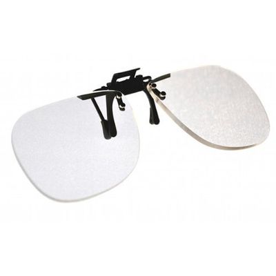 +2.25 Clip On & Flip Up Large Clear Magnifying Reading Glasses