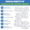 ELERA Silicone Cupping Therapy Set, Professionally Chinese Massage Cups for Cupping Therapy and Cellulite Reduction (7 Cups) view 4
