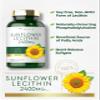 Carlyle Sunflower Lecithin Softgel Capsules | 2400mg | 200 Pills | Rich in Phosphatidyl Choline | Non-GMO, Soy Free, Gluten Free Supplement view 4