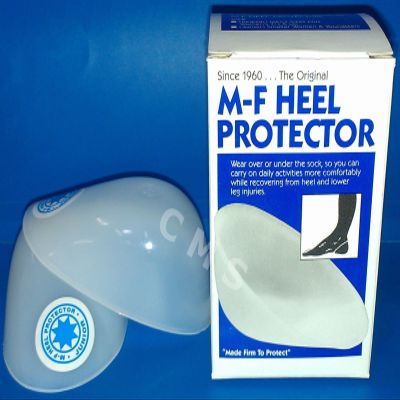 M-F Athletic Plastic Heel Protector Cups Heat Moldable Small Junior Women 7.5 and Less BOX PAIR