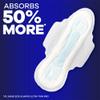 Always Maxi Overnight Pads with Wings for Women, Size 4, Overnight Absorbency, Unscented, 33 Count view 4