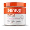 The Genius Brand Genius Muscle - Muscle Health Supplement for Growth, Endurance & Recovery - Non-Hormonal Formula - 6 Organic Mushrooms - Naturally-Sweetened - 30 Servings - Strawberry Vanilla view 1