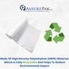 ASSUREPAK Clear (Natural Color) HDPE Coreless Trash Liners - 24"x33" - 1000 Bags - 9 microns - Clear - TL24339MWF - AssurePak view 4